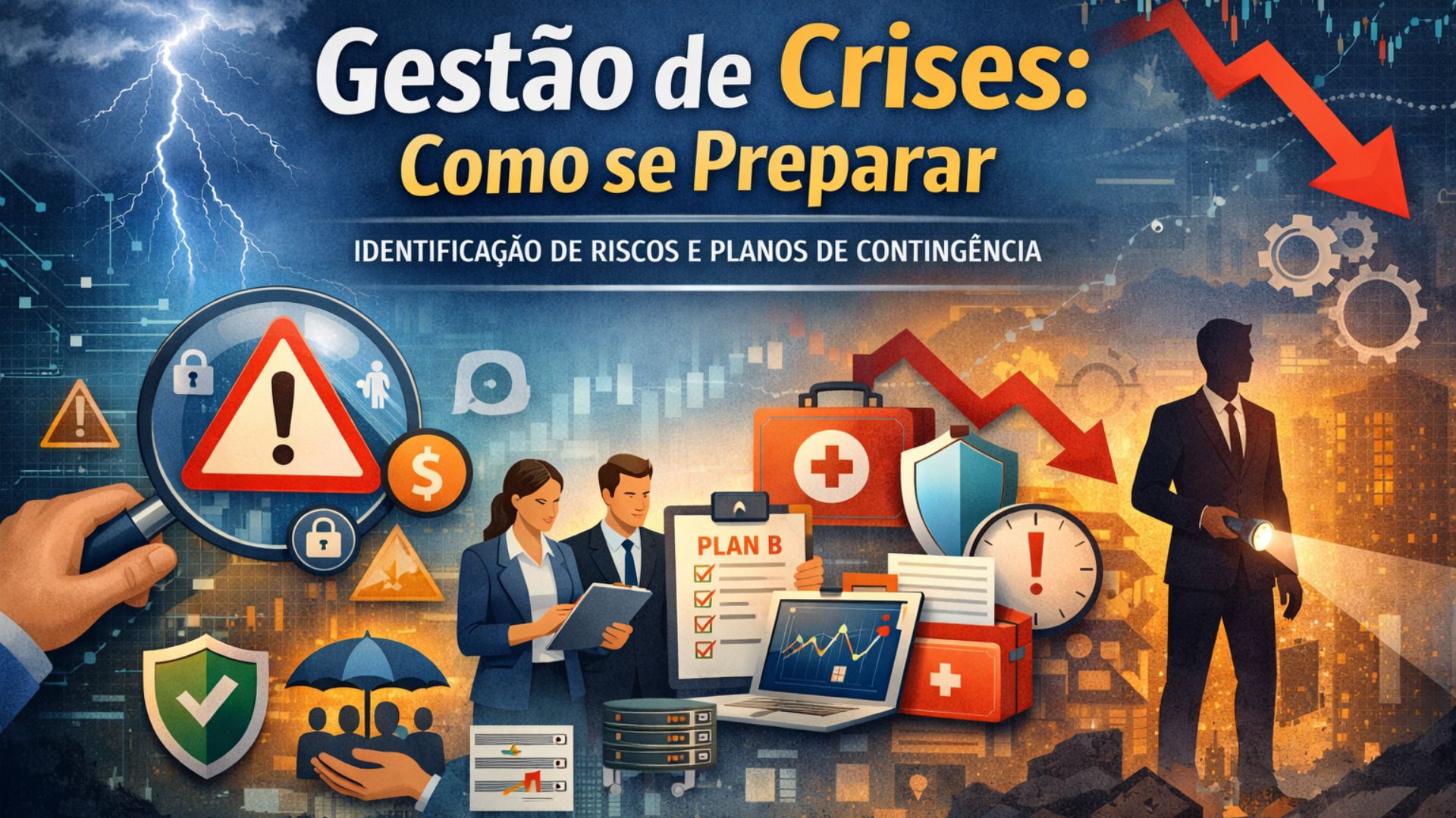 Gestão de crises: como se preparar, identificar riscos e criar planos de contingência