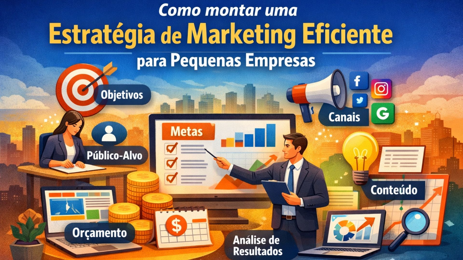 Como montar uma estratégia de marketing eficiente para pequenas empresas