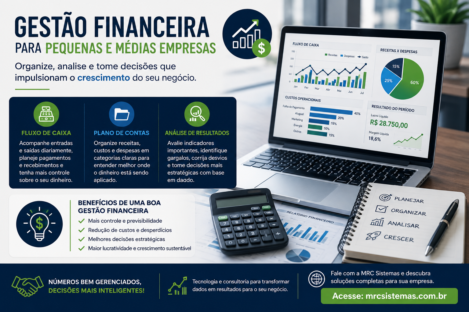 Gestão financeira para pequenas e médias empresas: a base para o crescimento sustentável