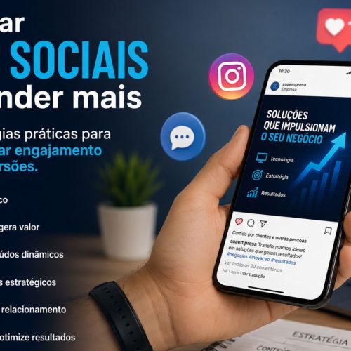 Como usar redes sociais para vender mais: estratégias práticas para aumentar engajamento e conversões