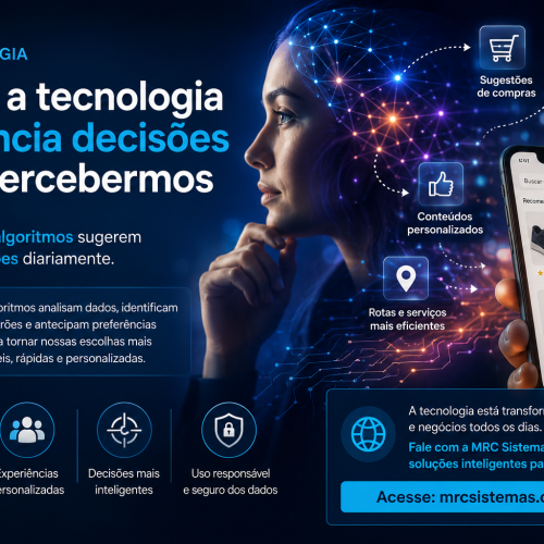 Como a tecnologia influencia decisões sem percebermos